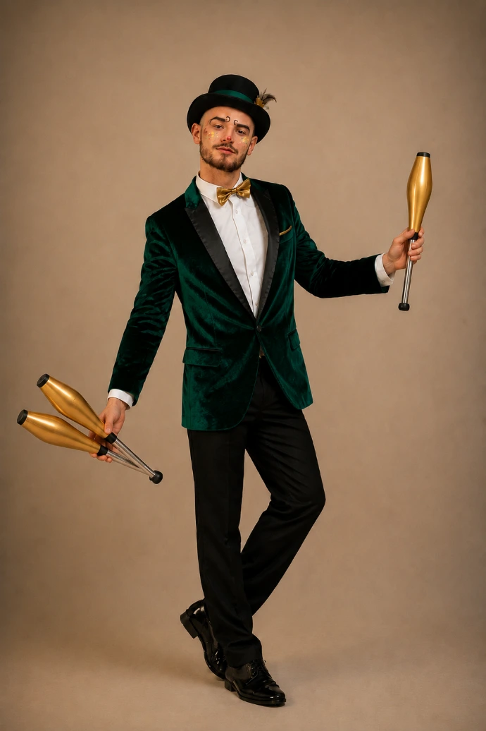 Maestro Môment, jongleur 